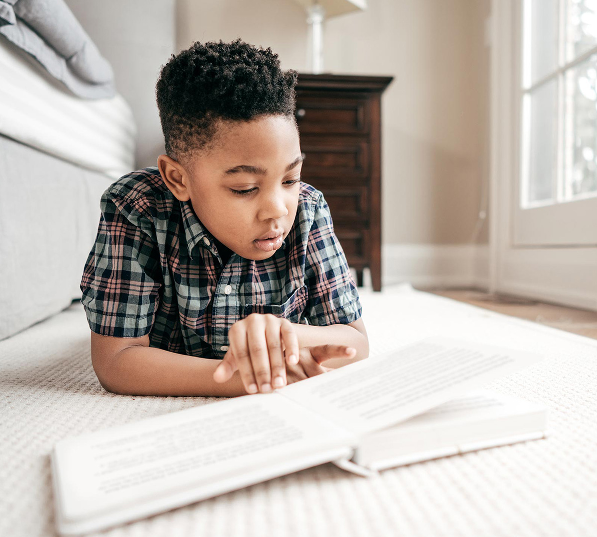 Child Improving Reading Comprehension
